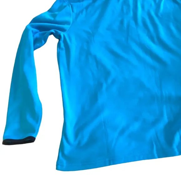 XERSION 2XL Quick Dri Dry Hawaiian Surf Blue Fleece Pullover Pocket Hoodie NWT - Picture 8 of 9